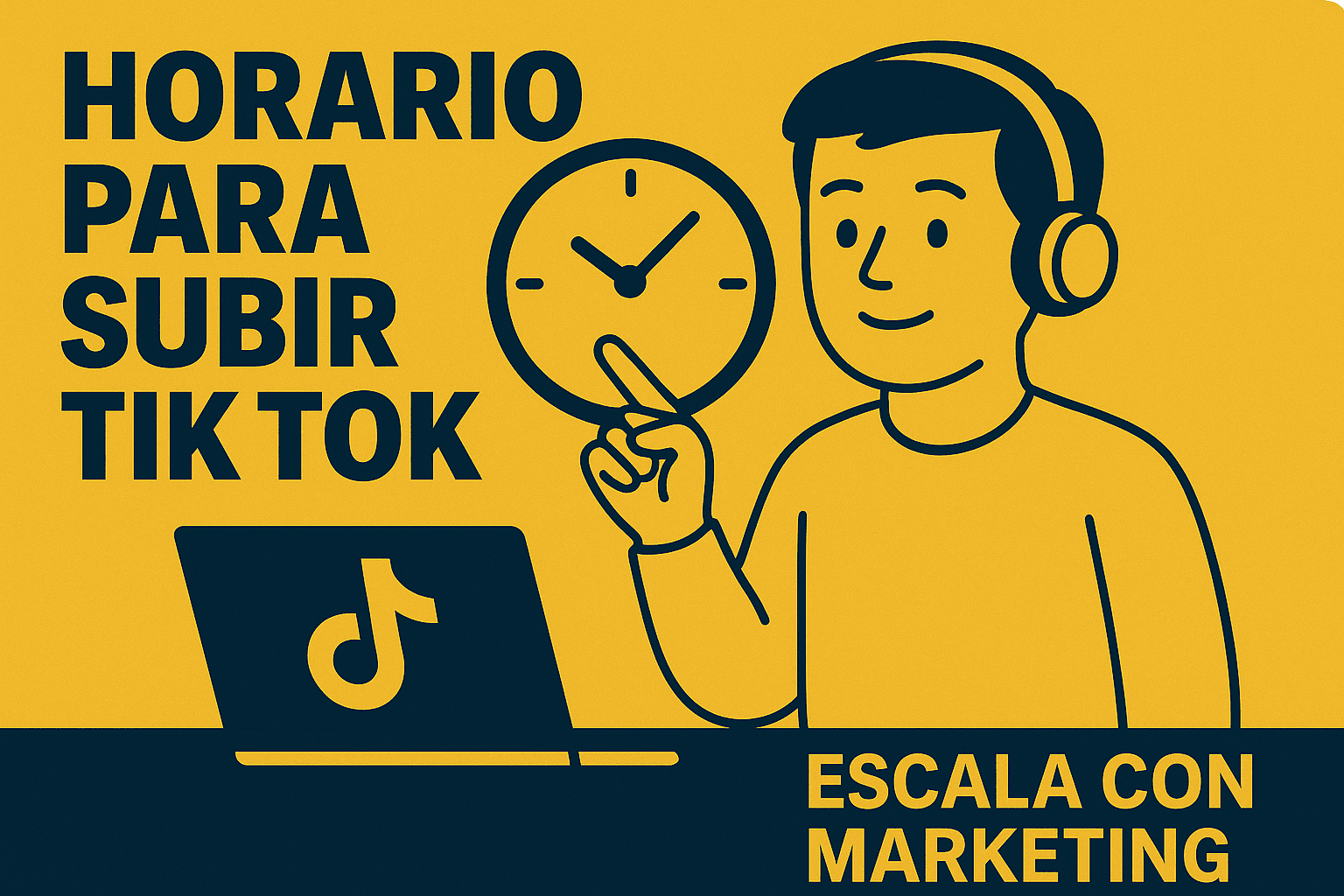 El mejor horario para subir tik tok y multiplicar tus visualizaciones